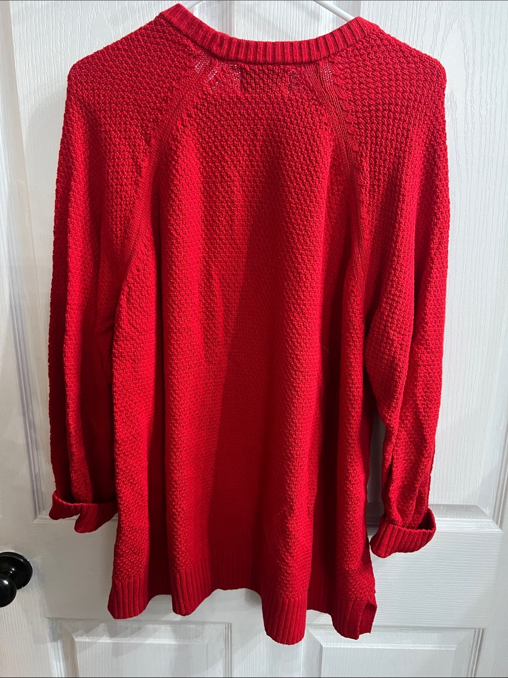 Old Navy Red Crew Neck Sweater Size XL Like New - Picture 3 of 3